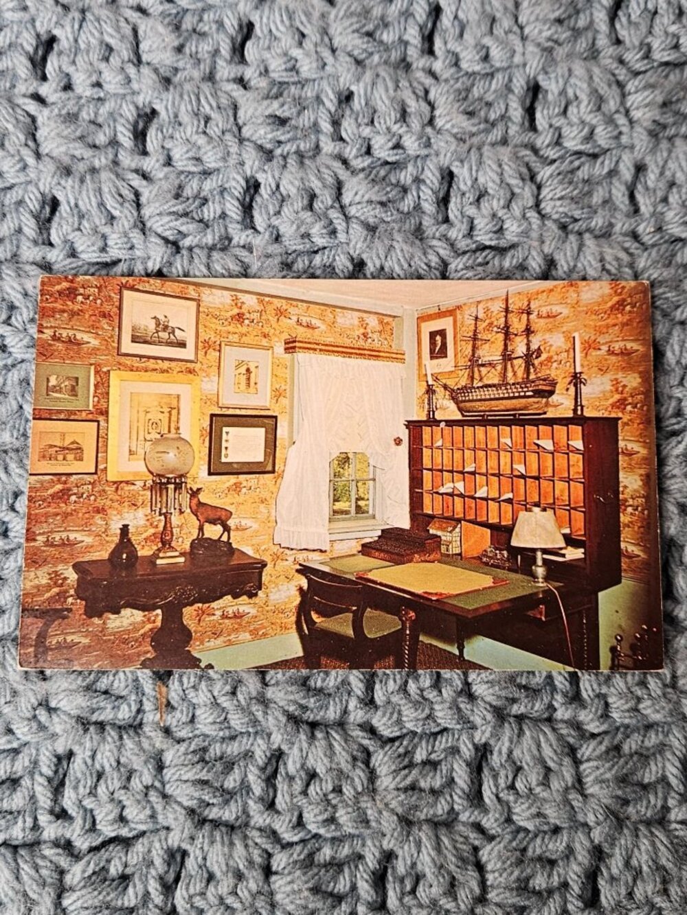 Historic Long Island Sagtikos Manor Apple Tree Wicke Postcard